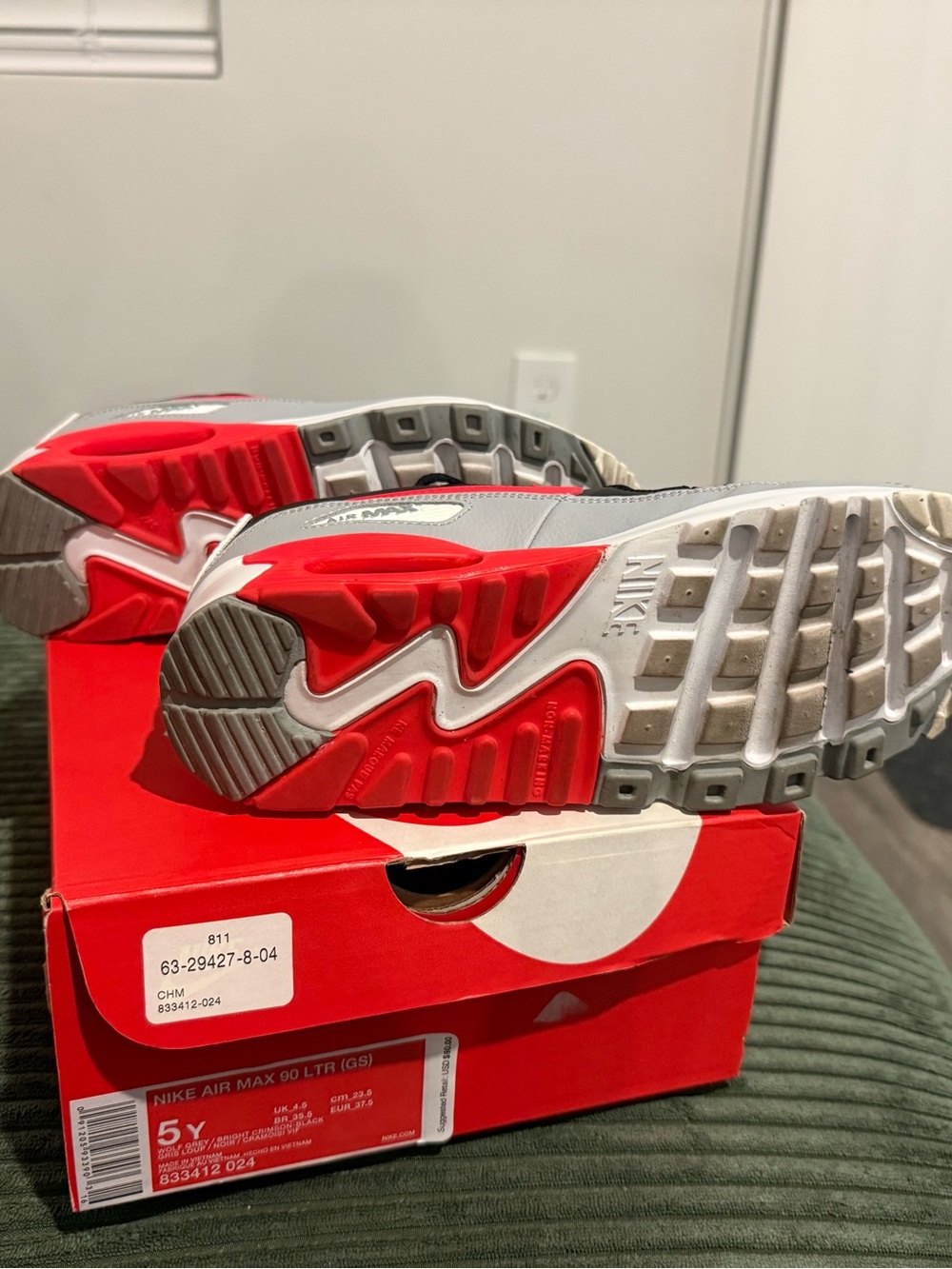 Nike Air Max 90 LTR (GS) 5Y (Big Kid) - Picture 4 of 5